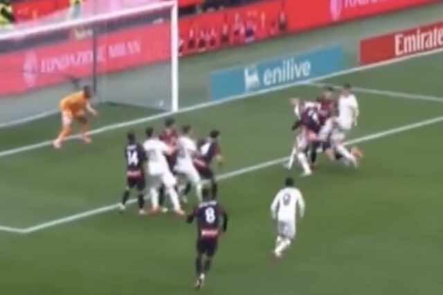 L’episodio discusso di Milan-Lazio