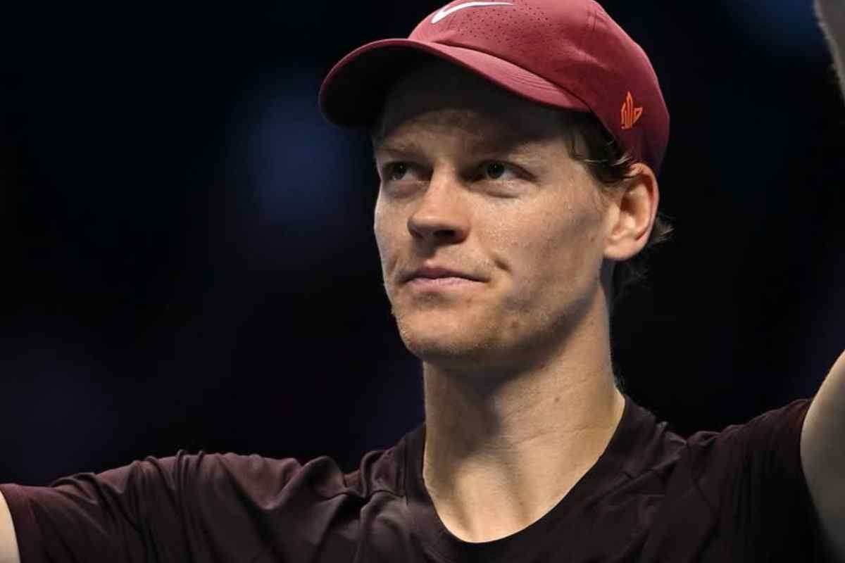 Jannik Sinner in primo piano