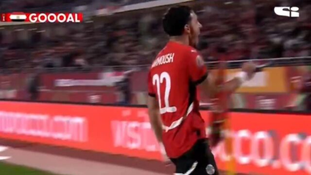 L'esultanza di Marmoush con l'Egitto in Coppa d'Africa