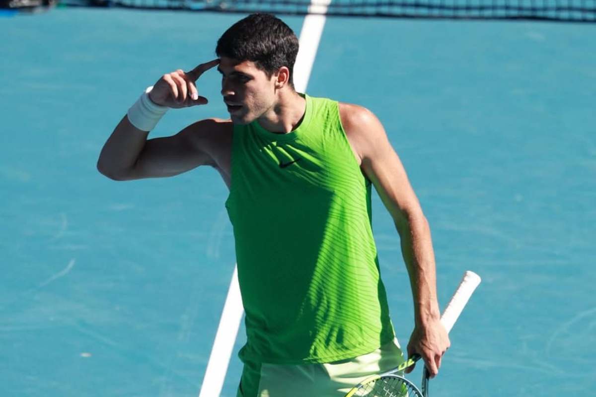 Carlos Alcaraz agli Australian Open