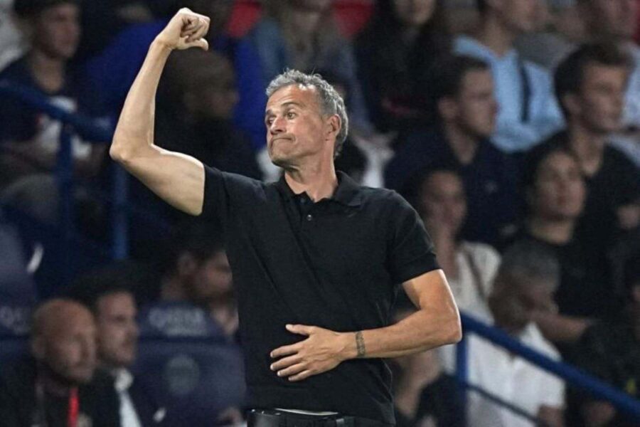 Luis Enrique, allenatore PSG. Stasera c'è PSG-Bayern