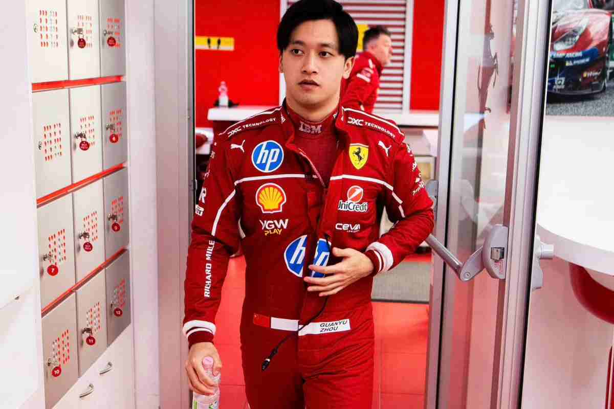 zhou addio ferrari