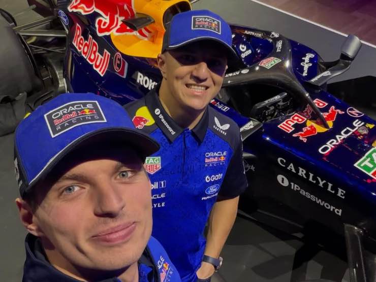Verstappen segreto auto