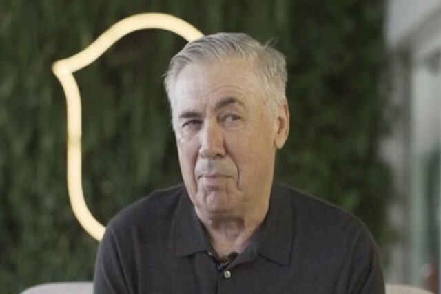 Carlo Ancelotti, CT del Brasile (fonte immagine Rai)