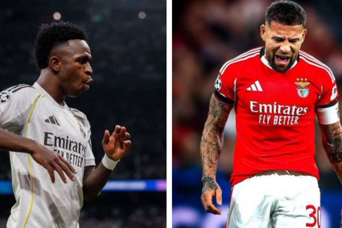 Vinicius Jr e Otamendi