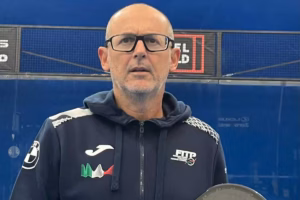 Luca Baccari, direttore tecnico dell'Accademia Eucaliptos Padel Club