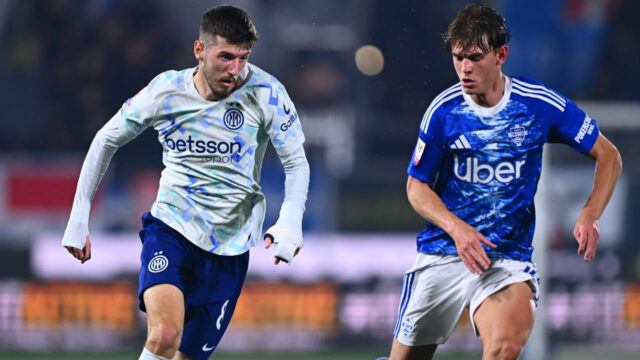 Sucic e Paz in azione in Como-Inter