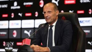 Max Allegri, allenatore del Milan