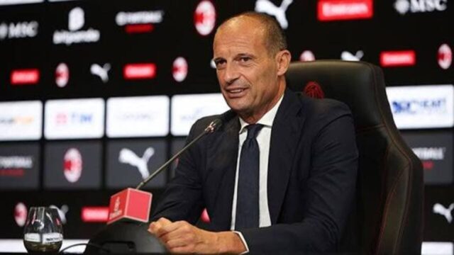 Max Allegri, allenatore del Milan