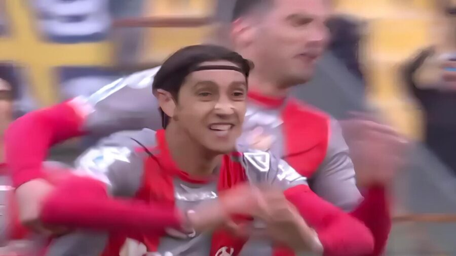 Esultanza di Maleh in Parma-Cremonese