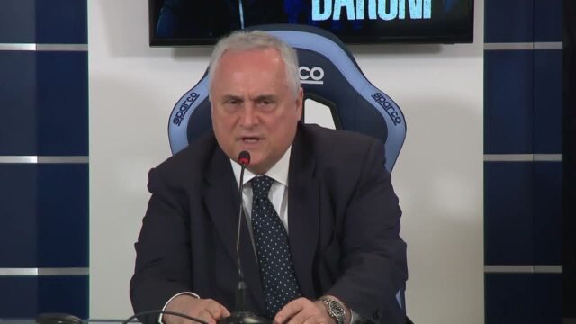 Claudio Lotito, presidente della Lazio