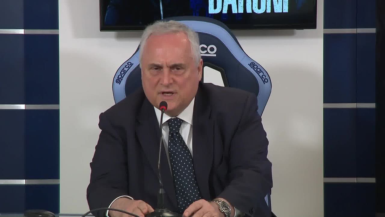 Claudio Lotito, presidente della Lazio