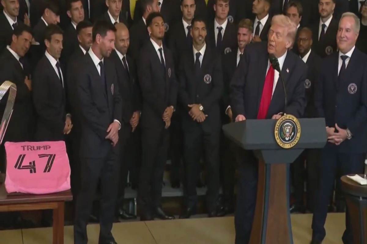 Trump e l'elogio a Messi