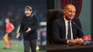 Antonio Conte e Massimiliano Allegri pronti per Napoli-Milan