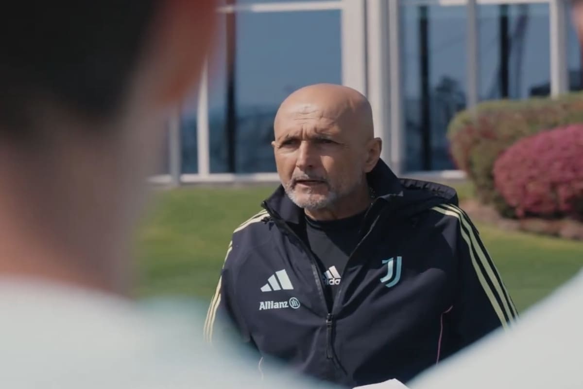 Luciano Spalletti annuncia il rinnovo con la Juventus ai suoi giocatori
