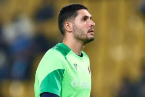 Federico Ravaglia, protagonista negativo di Bologna-Aston Villa