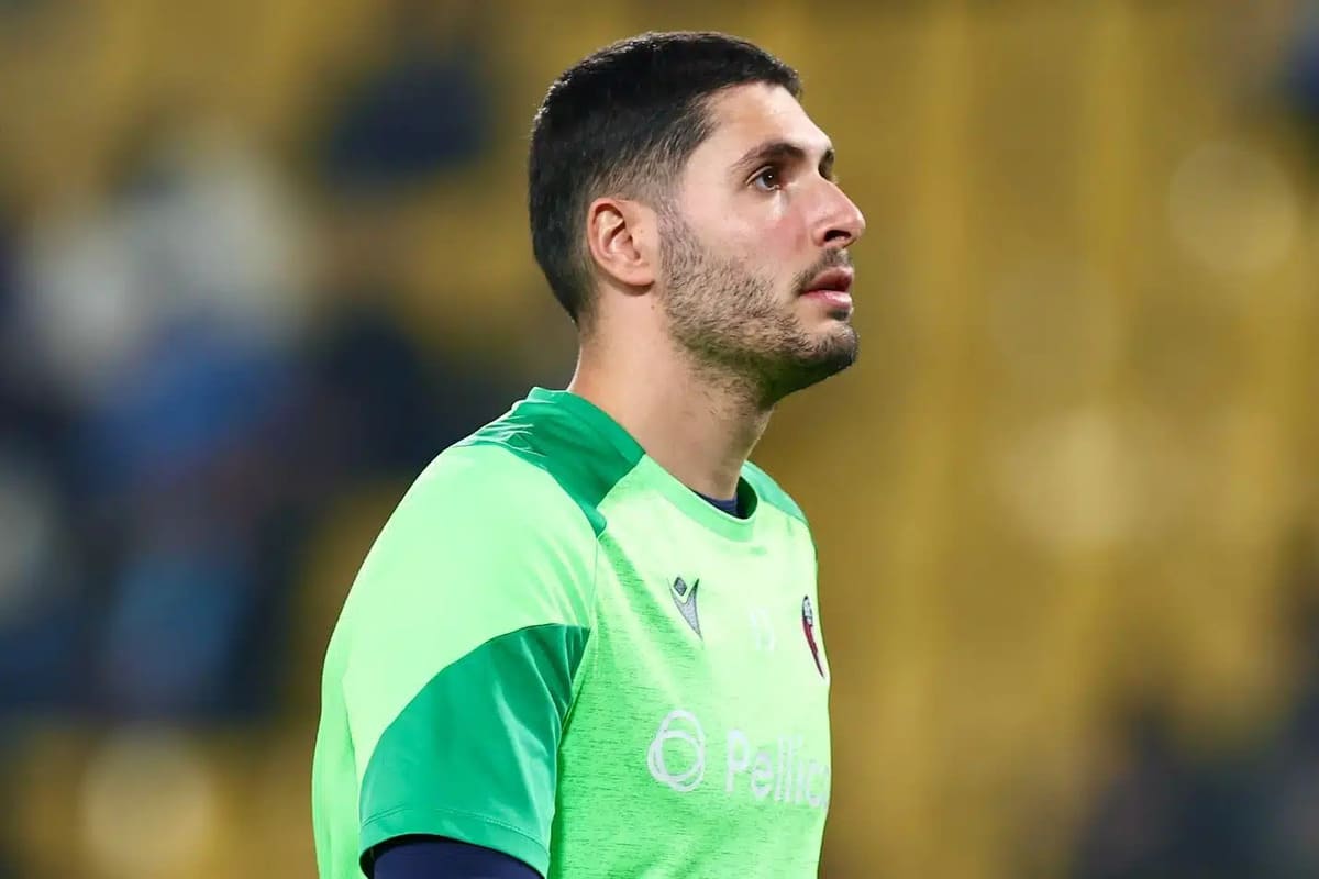 Federico Ravaglia, protagonista negativo di Bologna-Aston Villa