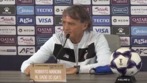 Roberto Mancini, tecnico dell’Al-Sadd