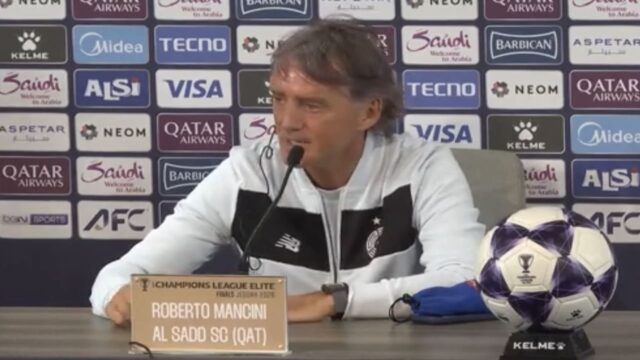 Roberto Mancini, tecnico dell’Al-Sadd