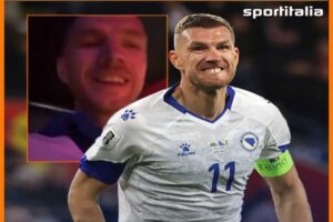 Edin Dzeko, capitano della Bosnia Erzegovina