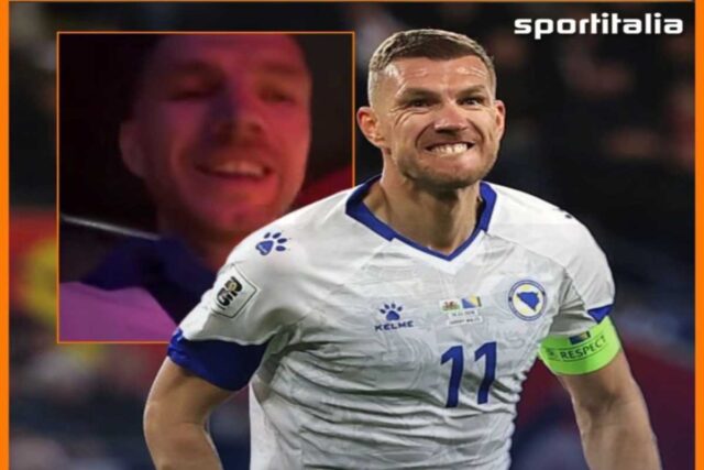 Edin Dzeko, capitano della Bosnia Erzegovina