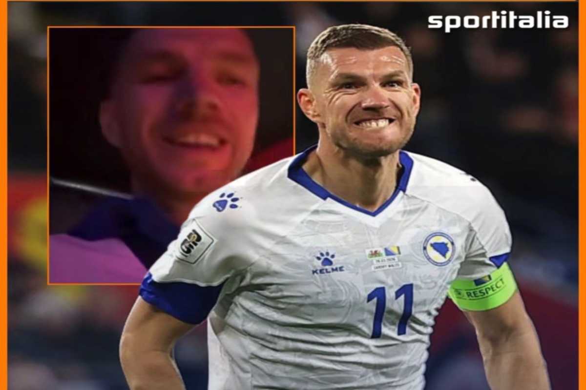 Edin Dzeko, capitano della Bosnia Erzegovina