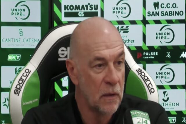 Davide Ballardini, tecnico dell’Avellino (screeshot YouTube)