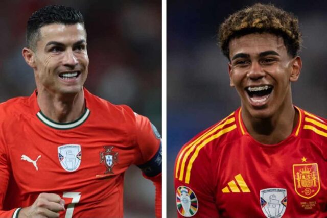Cristiano Ronaldo, Lamine Yamal