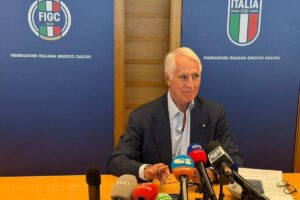 Giovanni Malagò in conferenza stampa