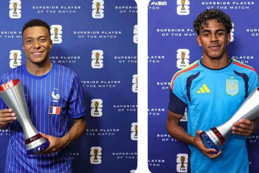 Kyllian Mbappé e Lamine Yamal